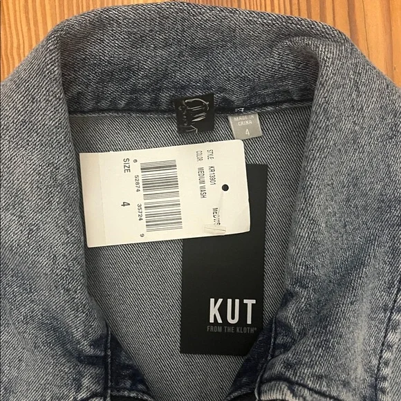 Kut from the Kloth Blue Denim Overalls - Picture 6 of 9